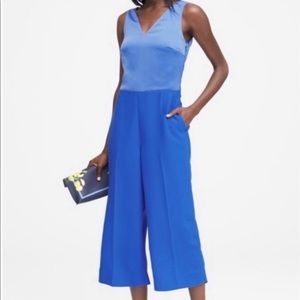 Vibrant blue Banana republic jumpsuit